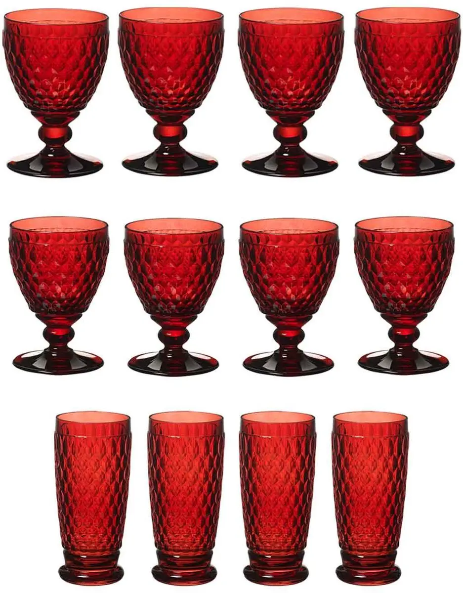 Villeroy & Boch Boston Coloured Set - 12 Stuks - Smoke