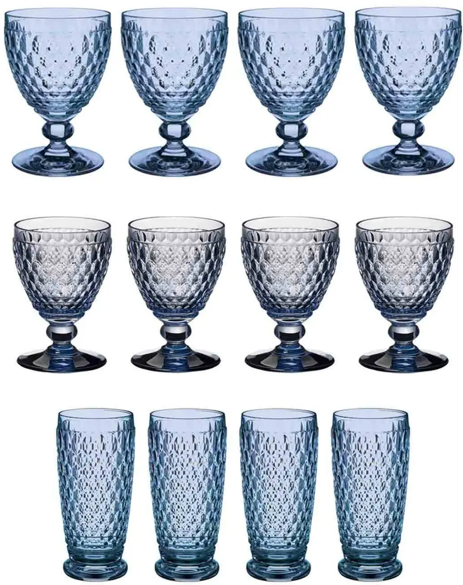 Villeroy & Boch Boston Coloured Set - 12 Stuks - Smoke - afbeelding 6 van 6