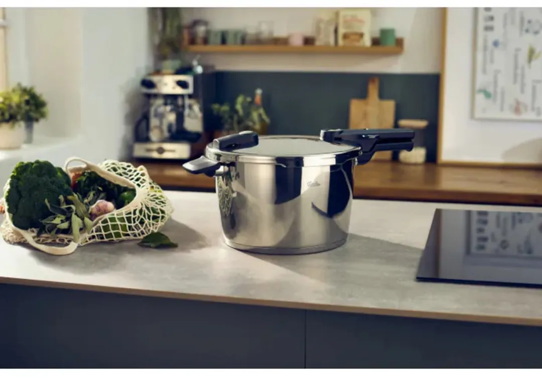 Fissler Vitaquick Elemental Snelkookpan 8L - Saliegroen - Inductie