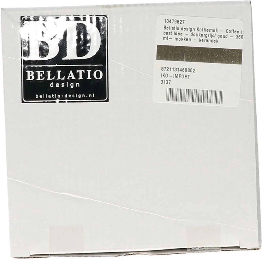 Bellatio Design Koffiemokken - 12 Stuks 360ml - Multi Kleuren
