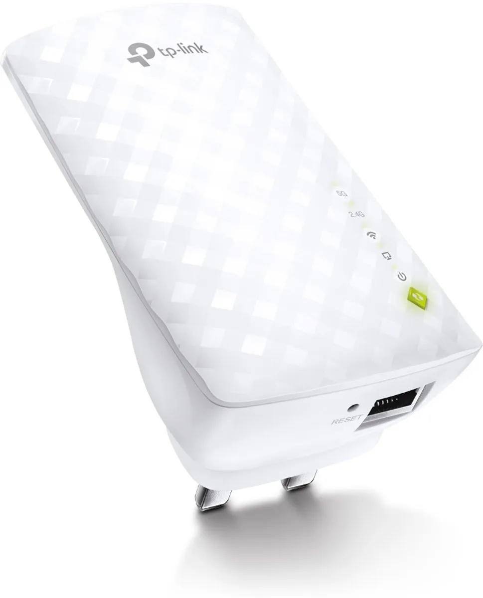 TP-Link RE220 WiFi Repeater - 1x Ethernet - Zwart