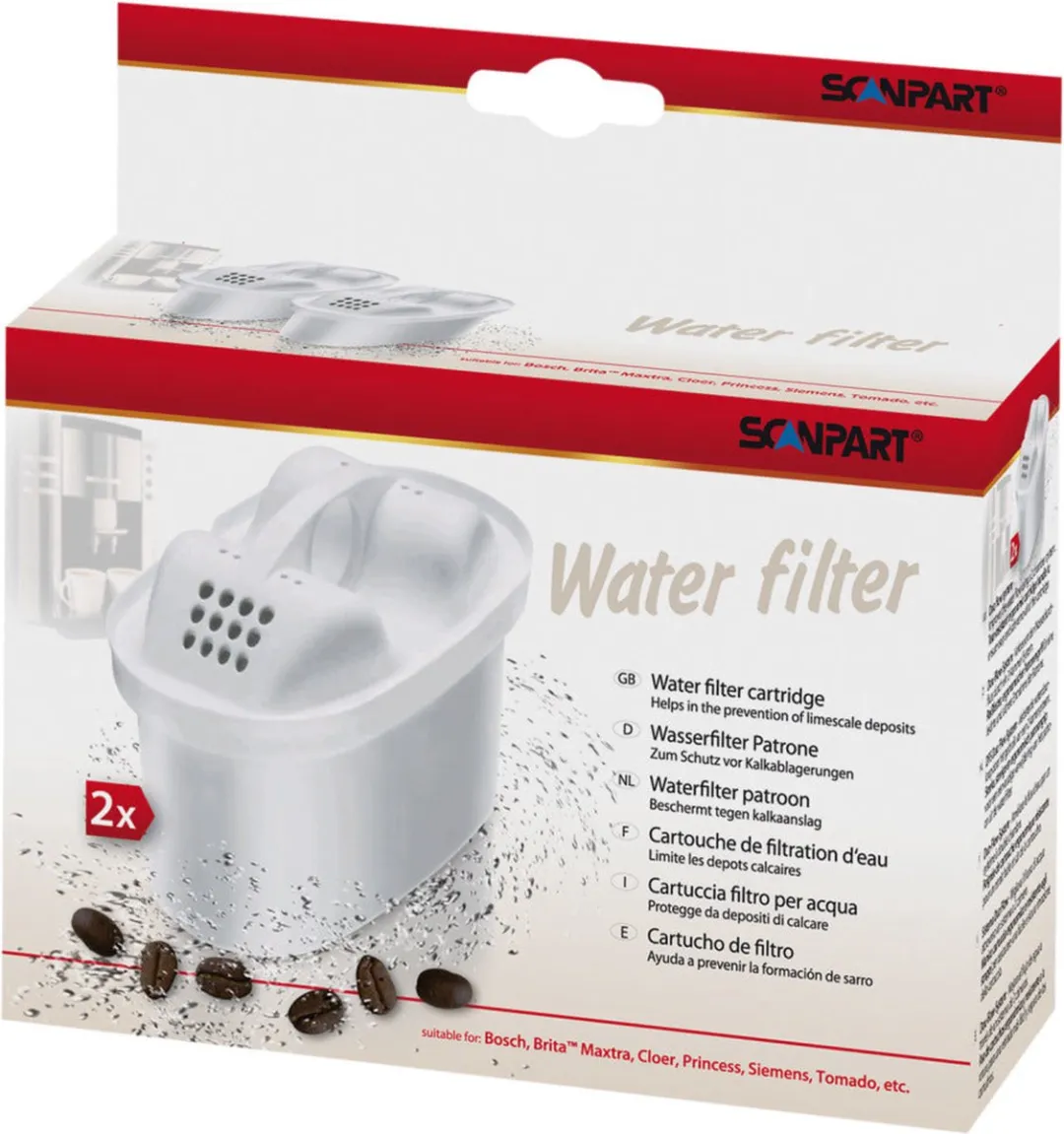 Scanpart Waterfilter - o.a. Bosch Tassimo/Philips Senseo Twist - 2 Stuks - afbeelding 6 van 6