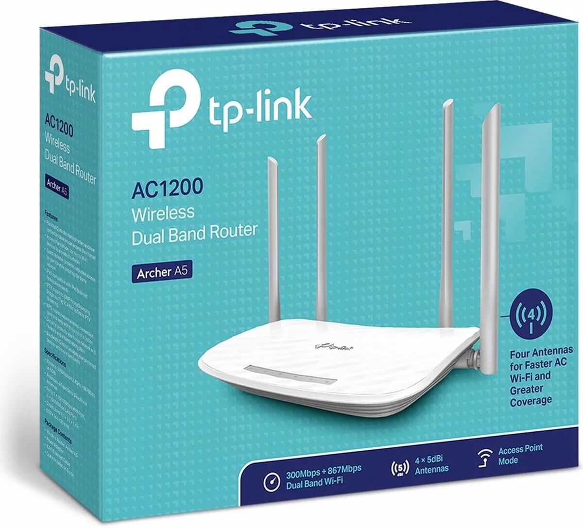 TP-Link Archer A5 Router - WiFi 5 - Wit