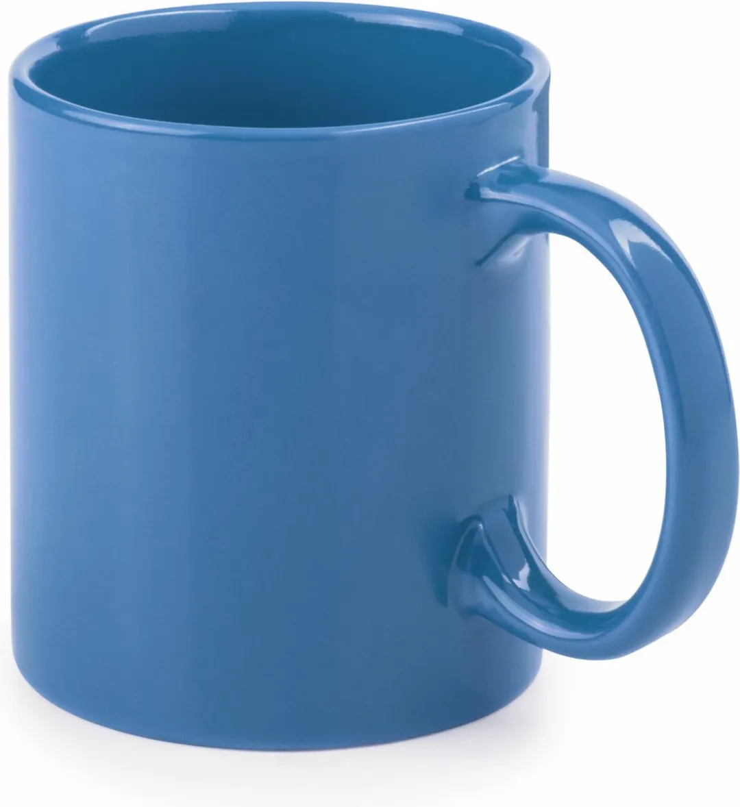 Bellatio Design Keramische Koffiebeker Lichtblauw 370ml