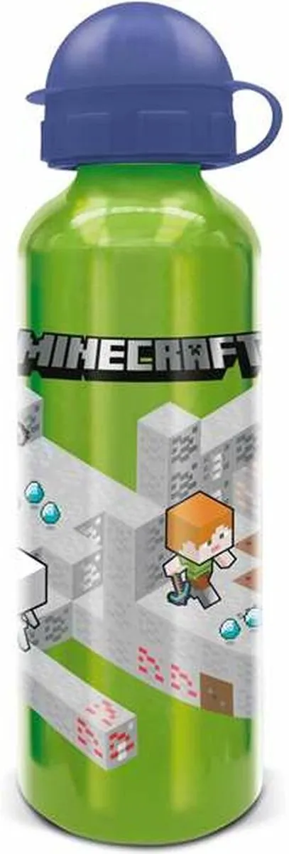 Minecraft Aluminium Fles 530ml