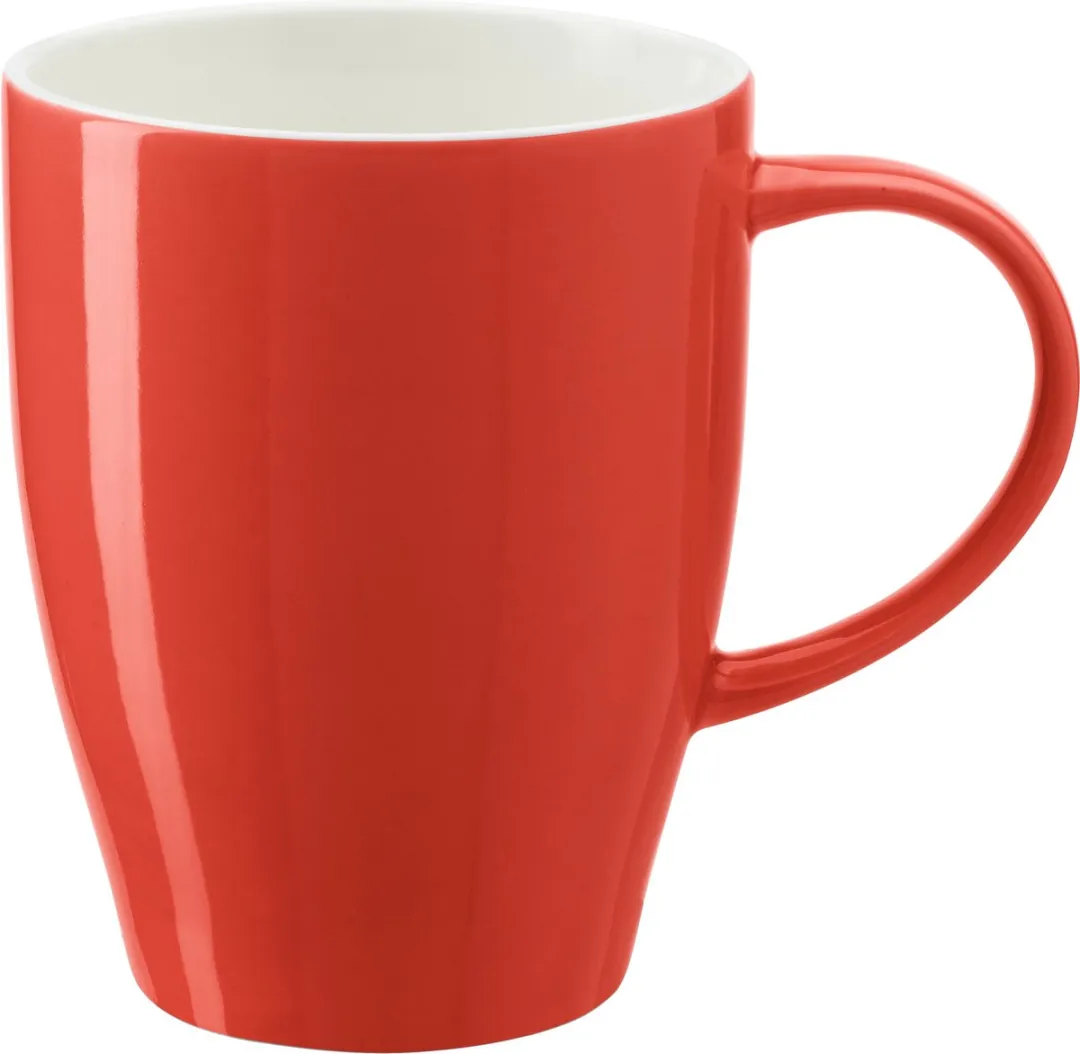 Bellatio Design Paris Koffiemokken - 2 Stuks - 350ml - Rood
