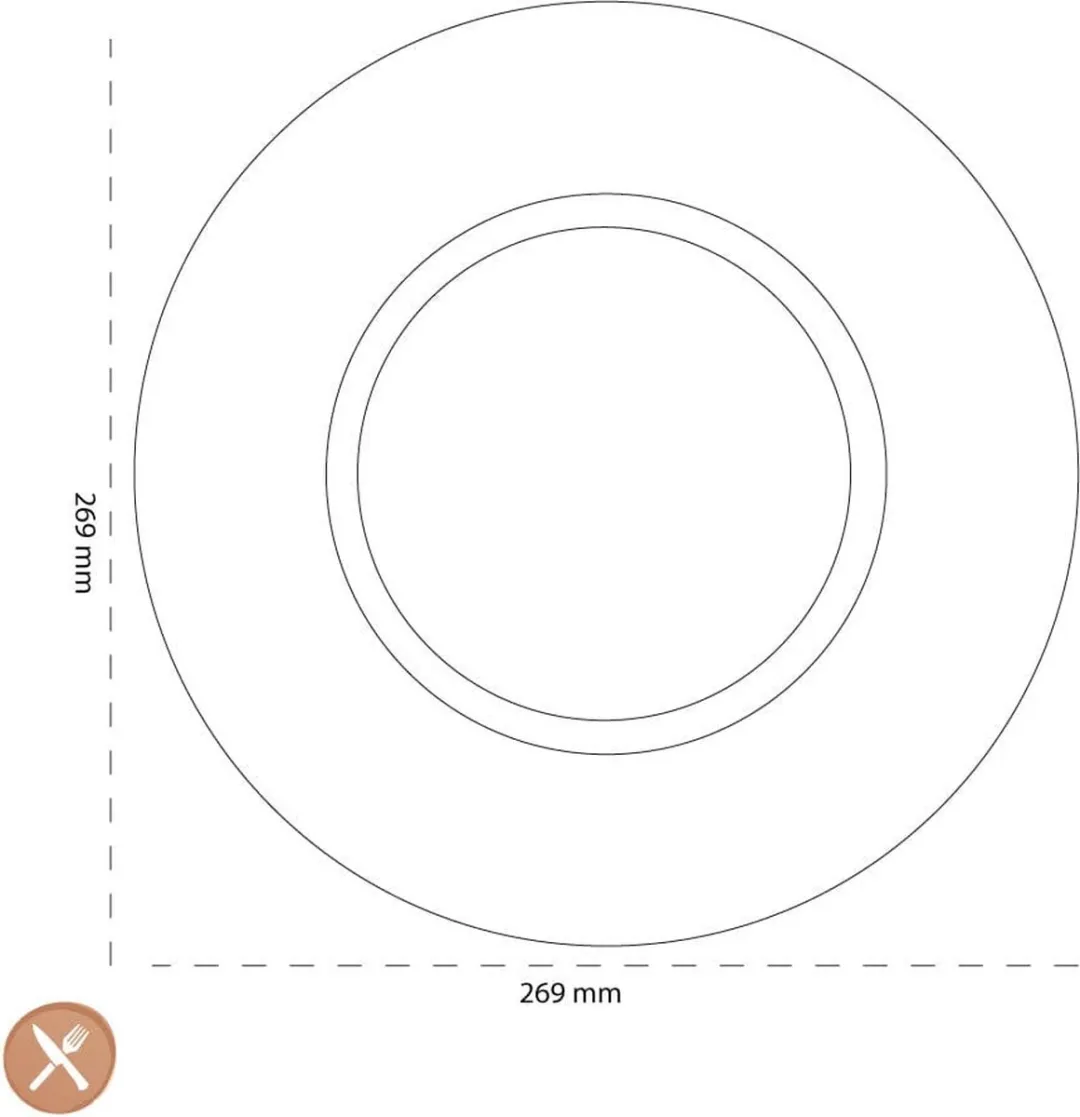 Villeroy & Boch Artesano Original Dinerbord 27cm - 6 Stuks