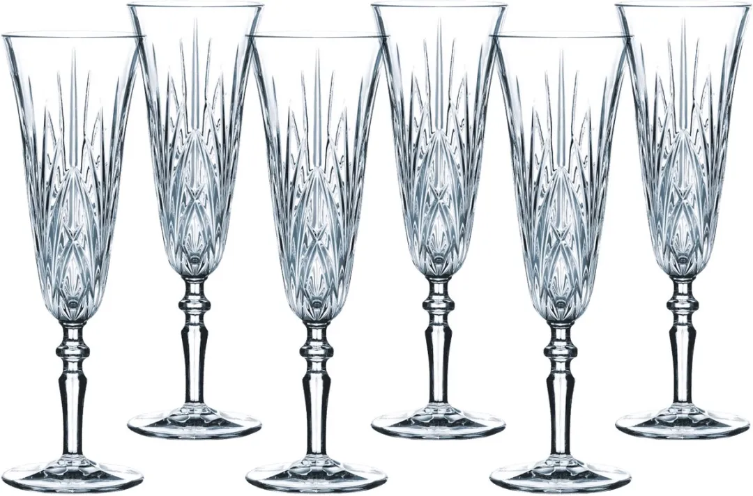 Nachtmann Palais Champagneglas 6 Stuks - Ø6.6cm