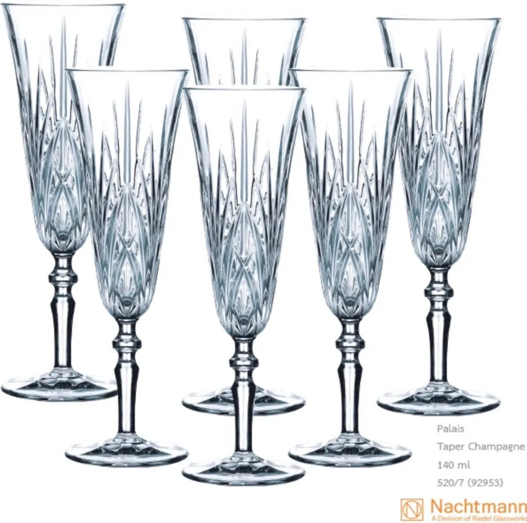 Nachtmann Palais Champagneglas 6 Stuks