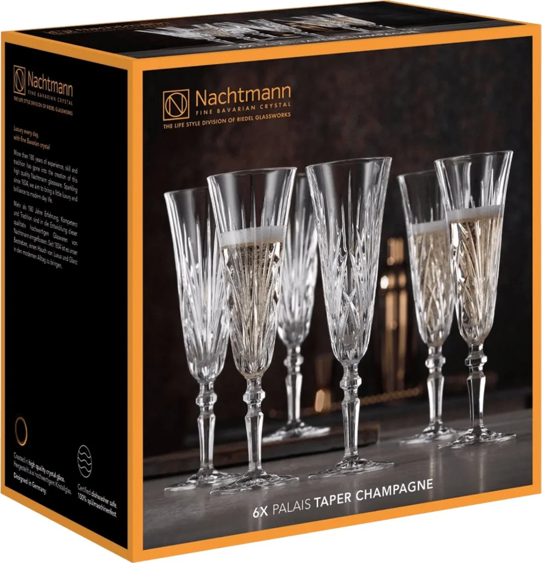 Nachtmann Palais Champagneglas 6 Stuks - Ø6.6cm