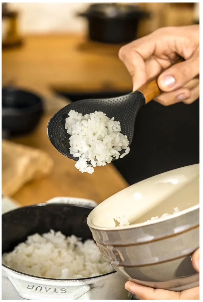 Staub Rijstlepel Silicone/Hout