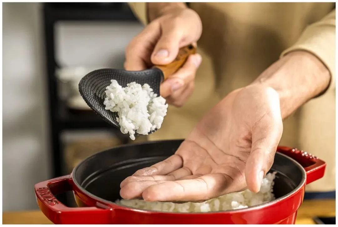 Staub Rijstlepel Silicone/Hout