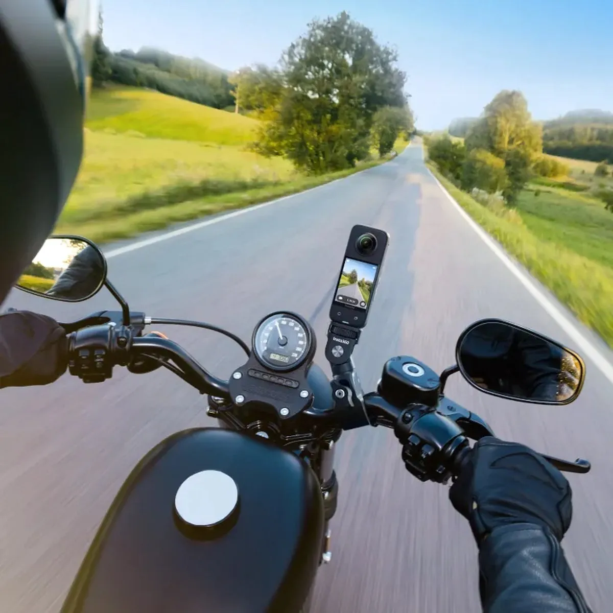 Insta360 Motor Accessoire Bundel CINSAAVY - Stuurklem & Zelfklevend