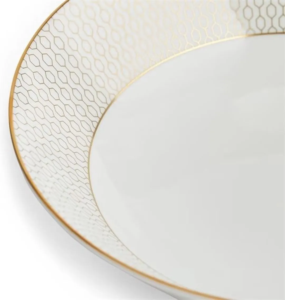 Wedgwood Arris Diep Bord 21cm - Wit