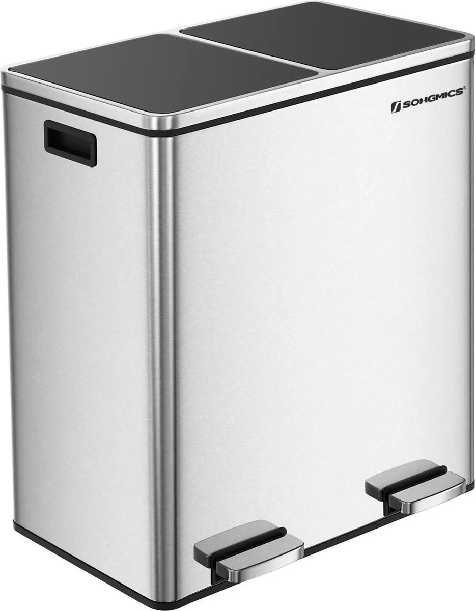 Songmics Prullenbak 60L Pedaal