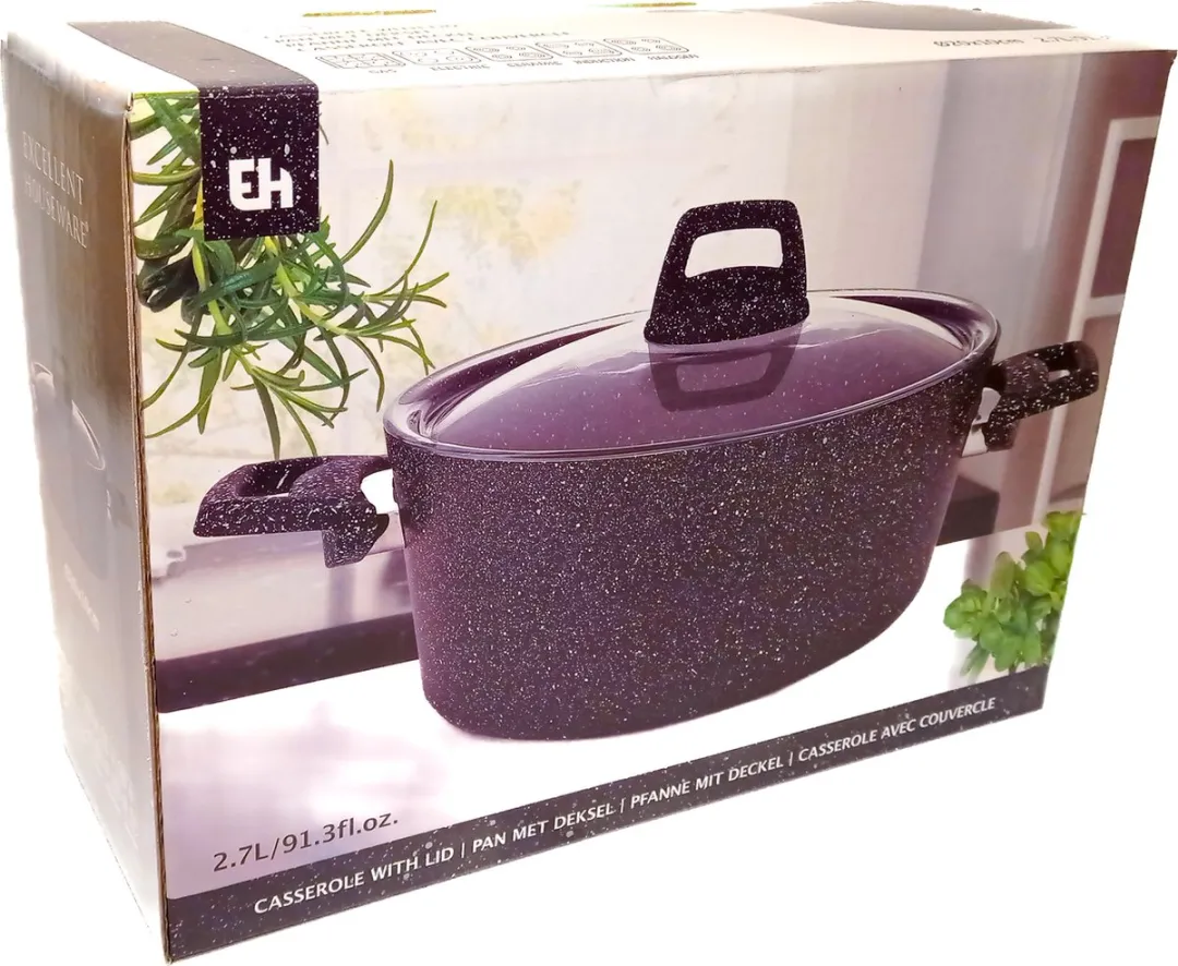 Excellent Houseware Braadpan 2.7L - Zwart