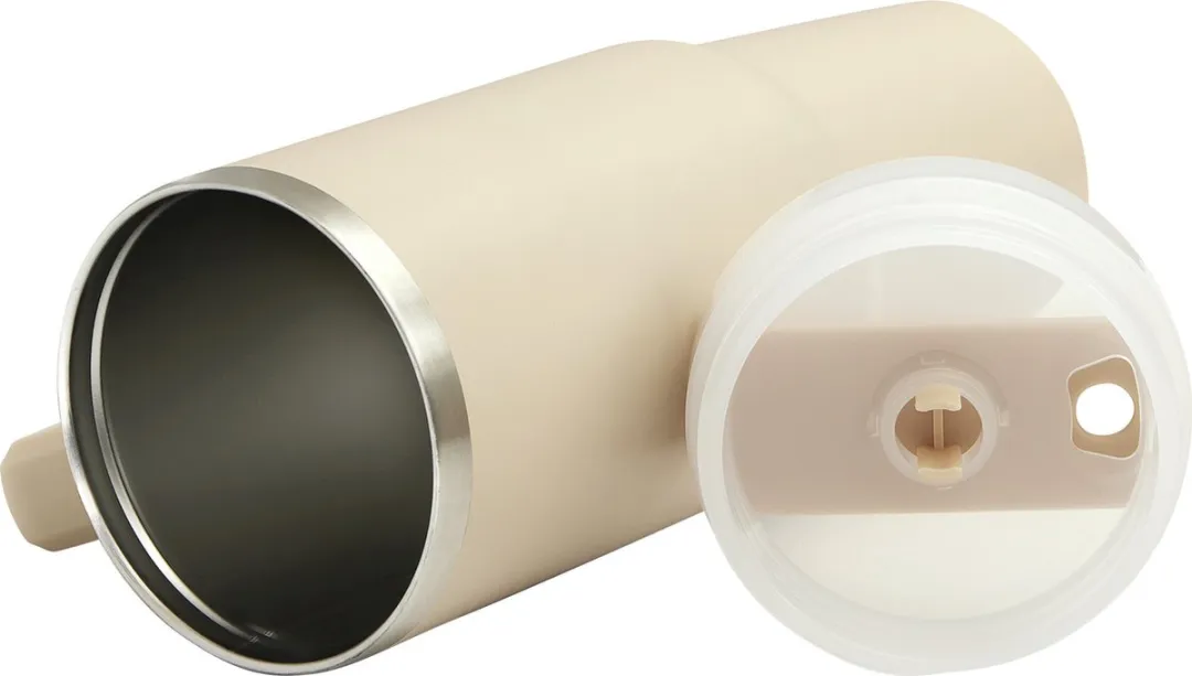 Bellatio Design Warmhoudbeker DELUXE 900ml - Beige