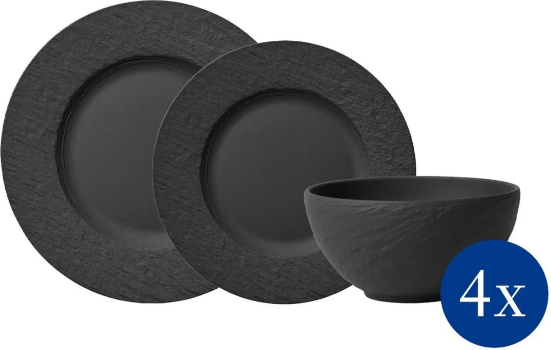Villeroy & Boch Manufacture Rock Teller-Set