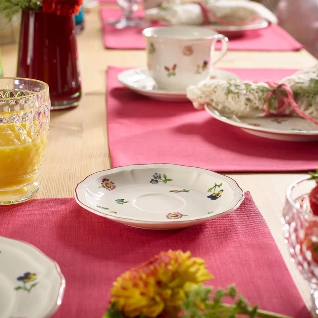 Villeroy & Boch Petite Fleur Kaffeeuntertassen - Ø14,5cm - 6 Stuks