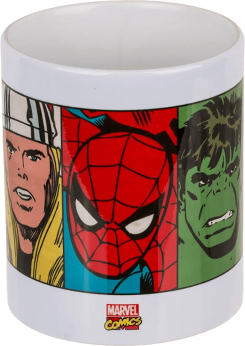 Marvel Comics Faces Mok - 325ml - Full Color