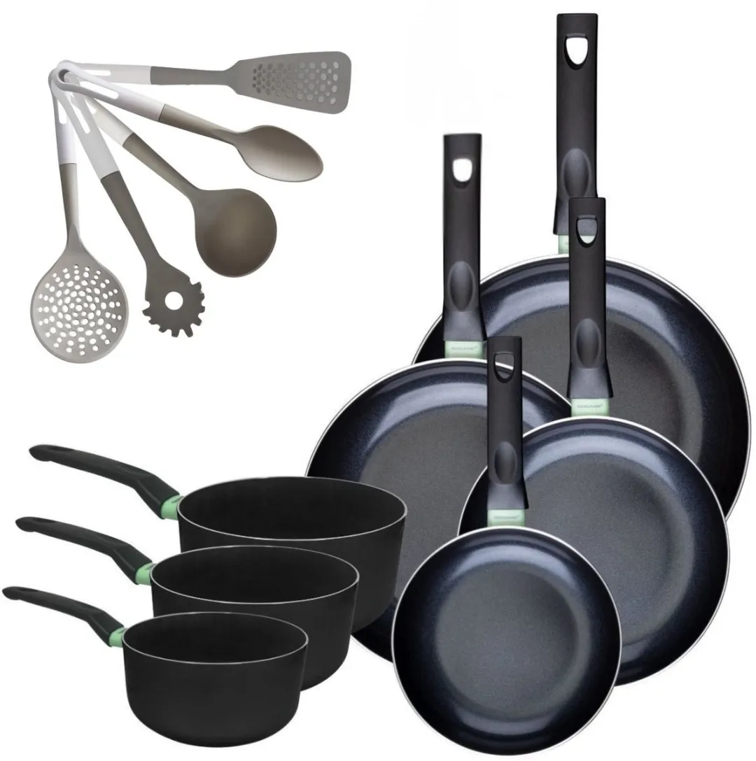 Fackelmann 9222250 Set RVS Pannen & Kookpotten