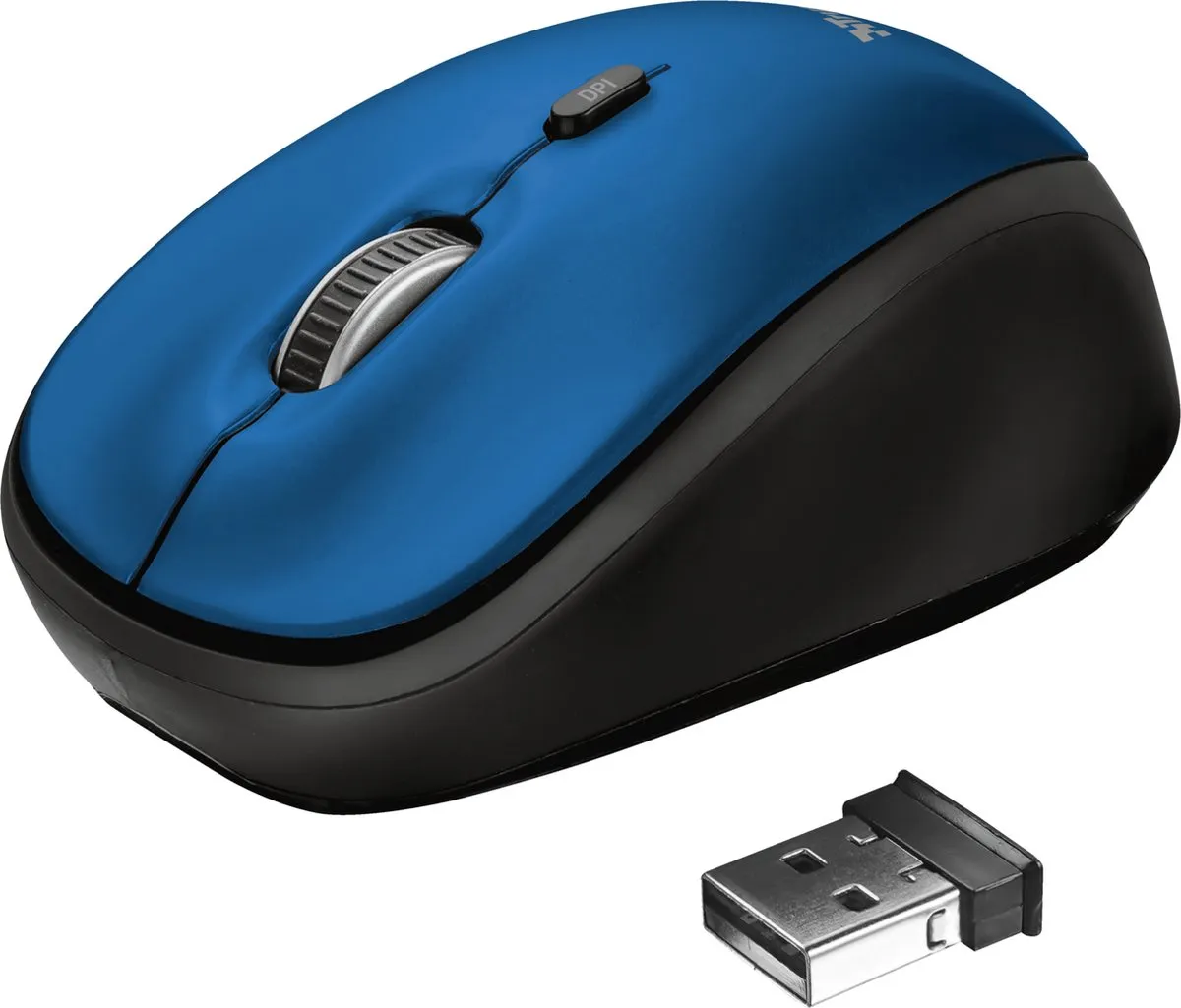 Trust Yvo Draadloze Muis 2-in-1 Reisset - Blauw - 15.6 inch