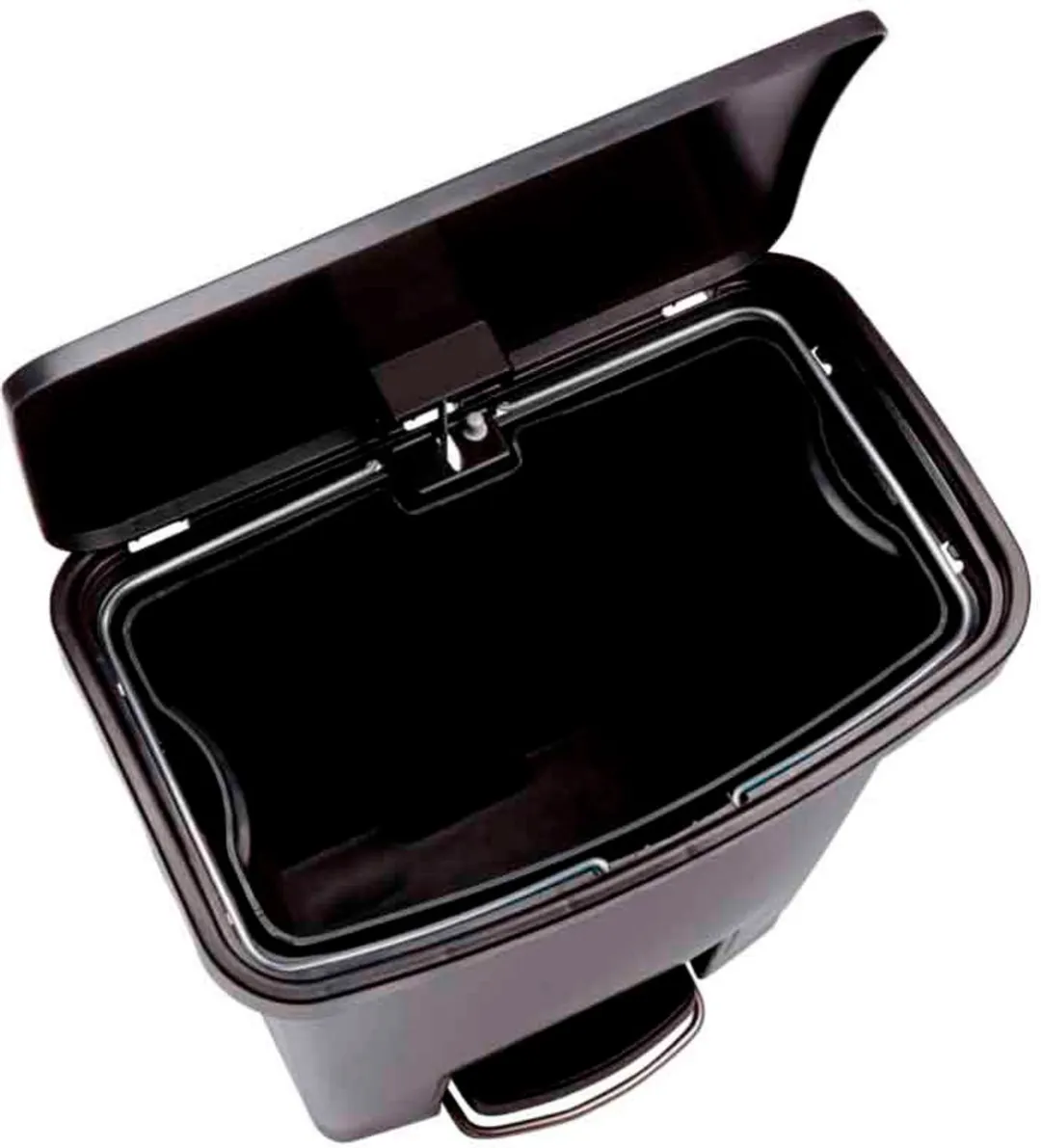 Rubbermaid Slim Jim Step On Afvalbak 30L - Zwart