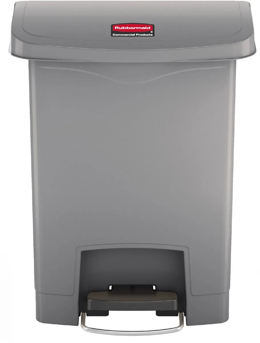 Rubbermaid Slim Jim Step On Afvalbak 30L - Zwart - afbeelding 6 van 6