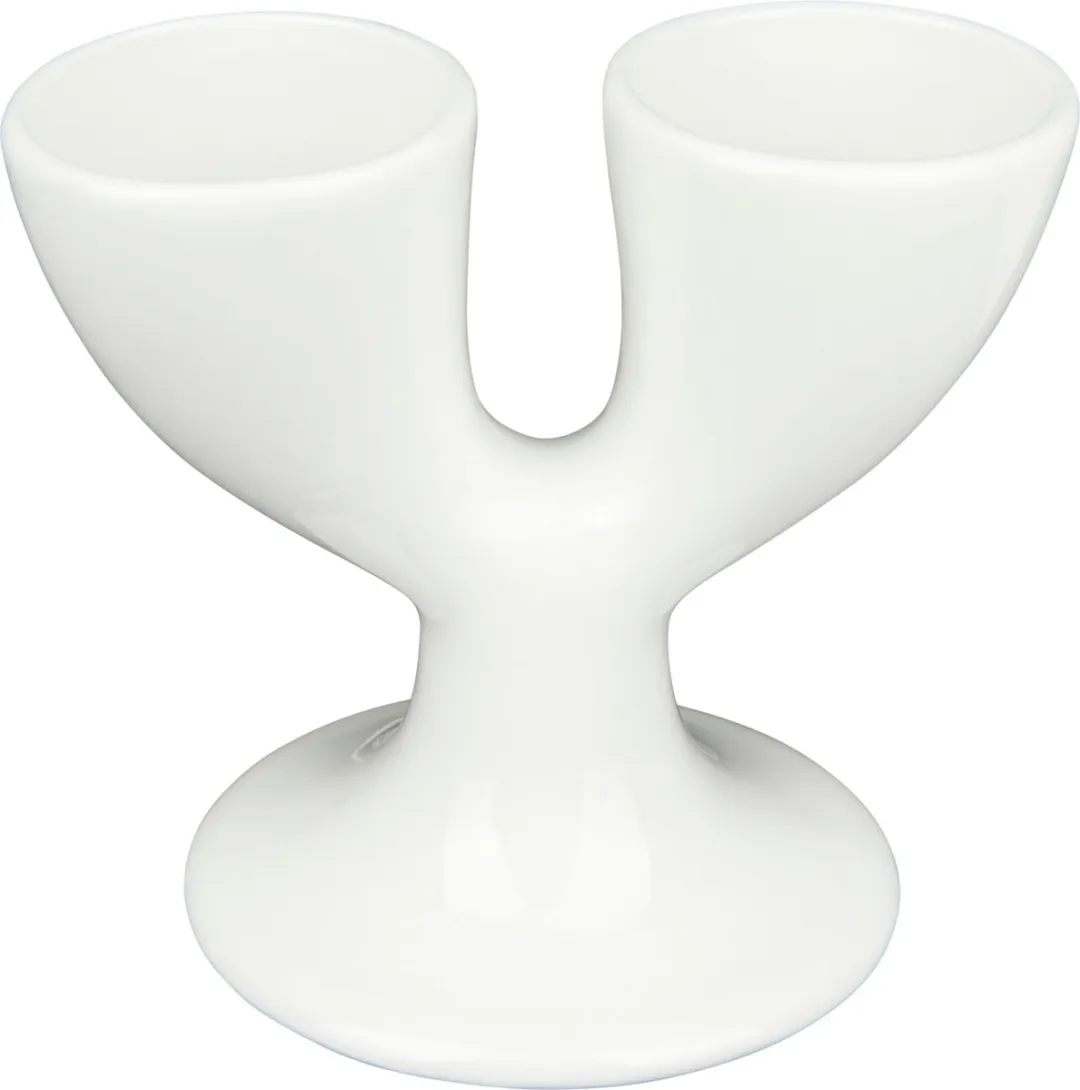 KitchenCraft Eierdop Double Porselein 12,5x10,5cm