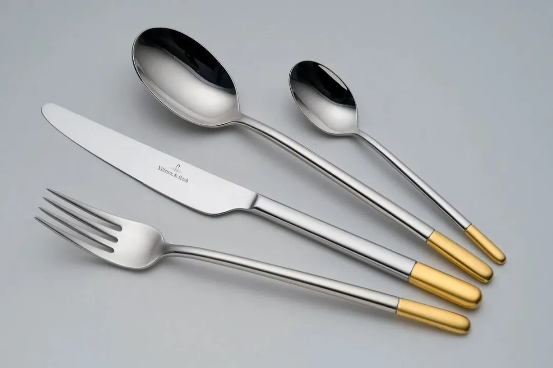 Villeroy & Boch Ella Bestekcassette 24-delig - Gedeeltelijk verguld