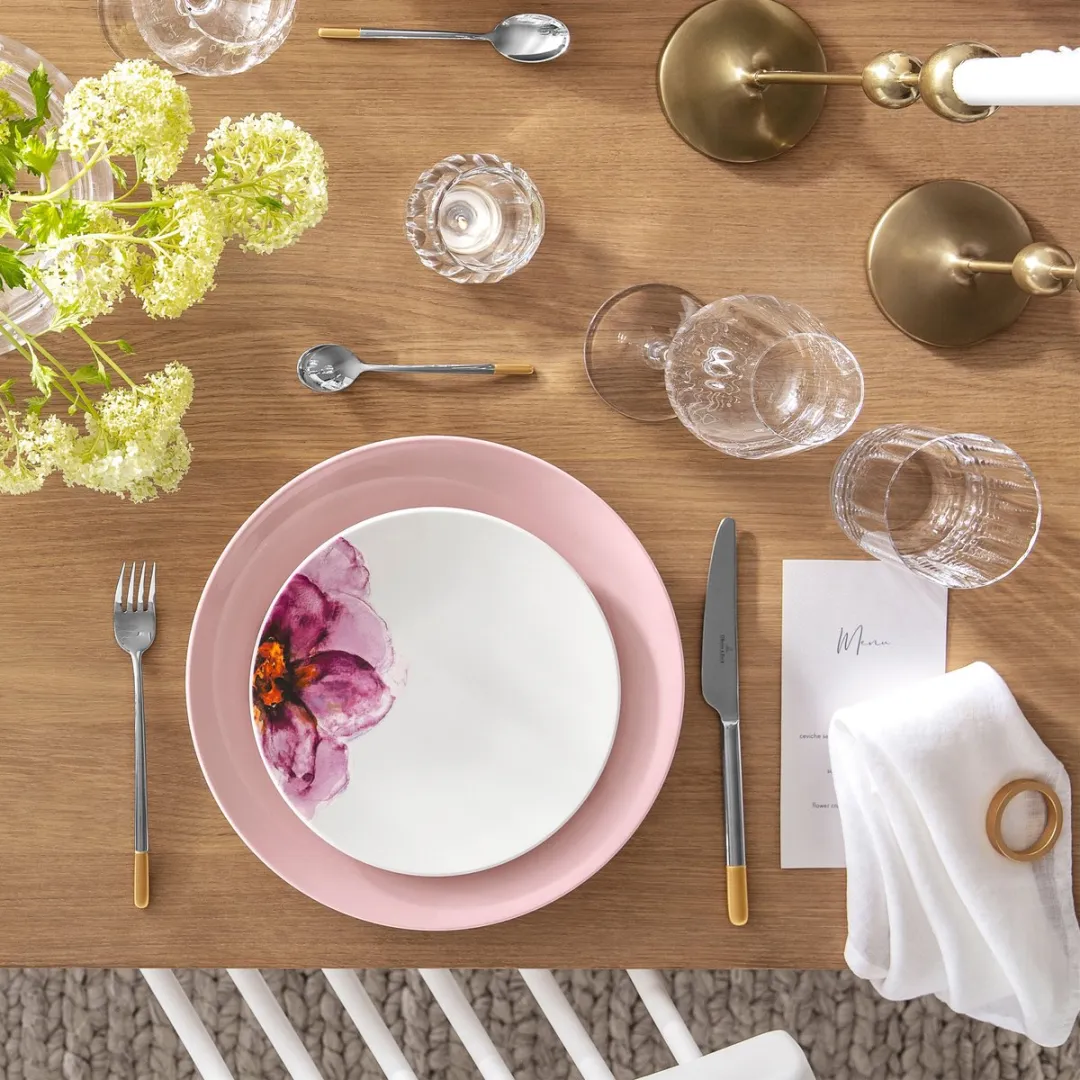 Villeroy & Boch Ella Bestekcassette 24-delig - Gedeeltelijk verguld