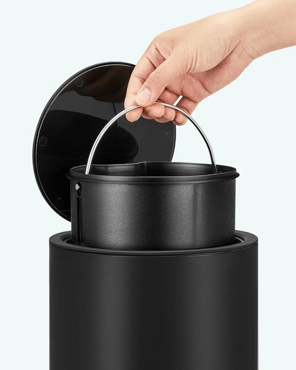 Songmics Pedaalemmer 3L - Zwart