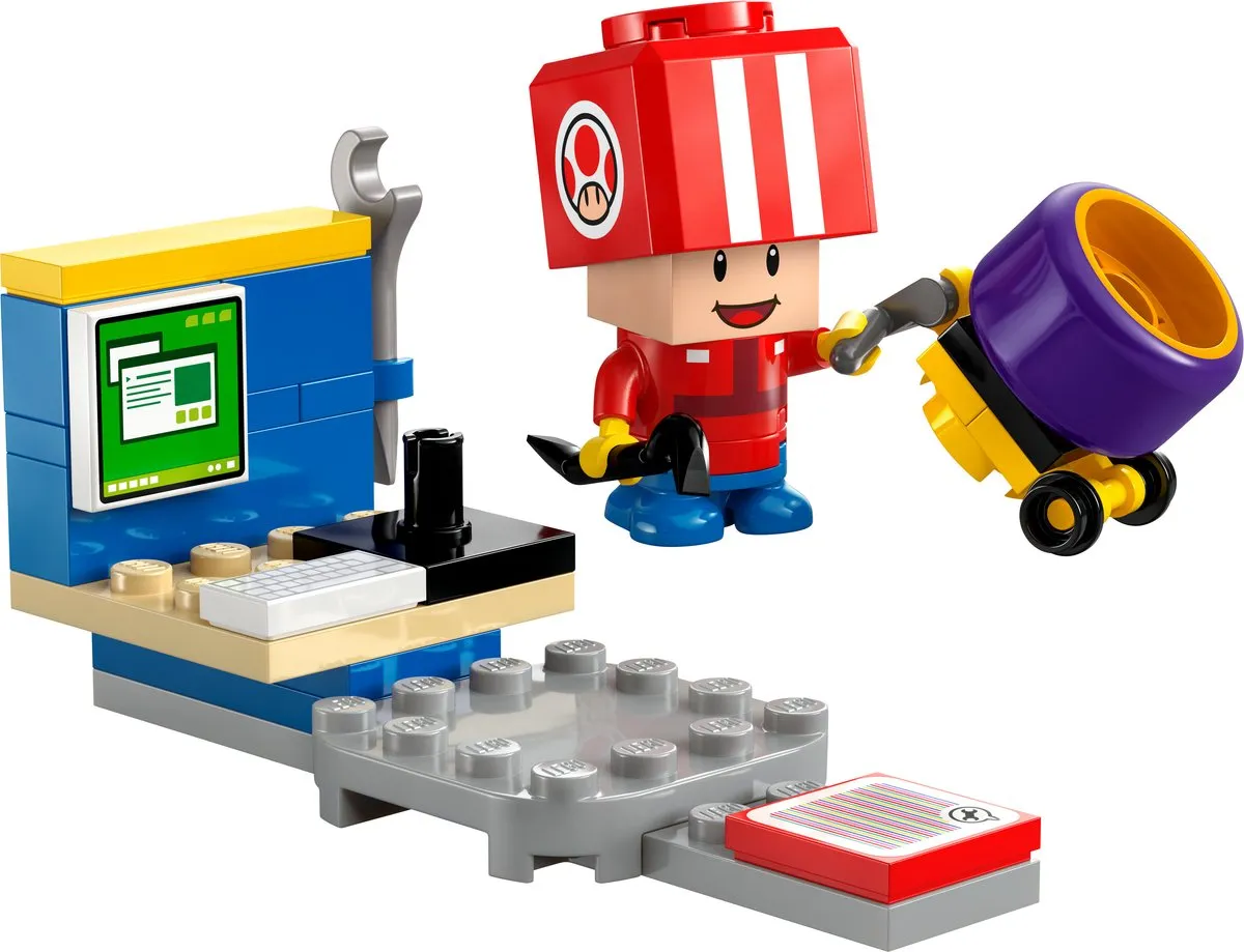 LEGO Super Mario 30702 Mario Kart Toad Pitstop - 39 Stukken