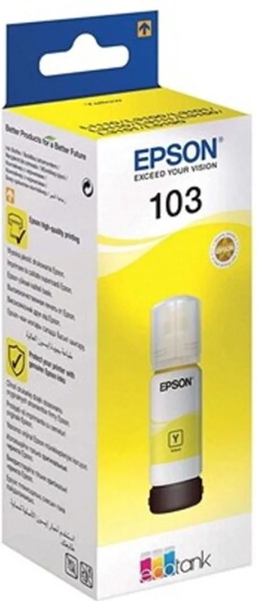 Epson 103 C13T00S24A10 Cyaan Inktfles 70ml - o.a. EcoTank ET-2860/ET2700