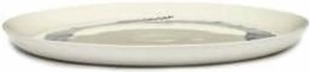 Serax Yotam Ottolenghi Feast Bord 26.5cm - Wit met blauwe strepen - afbeelding 2 van 4