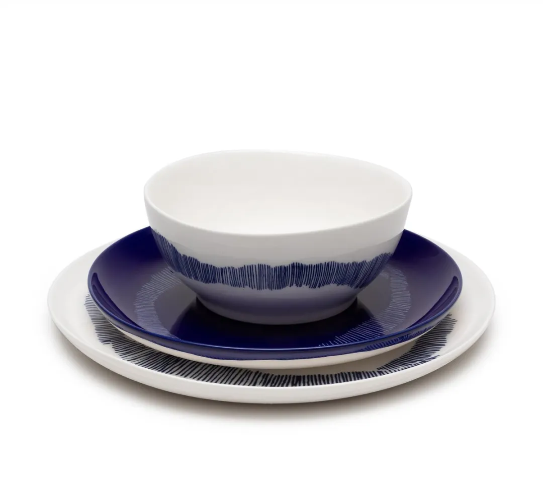 Serax Ottolenghi Feast Serviesset - 12-delig - Wit/Blauw