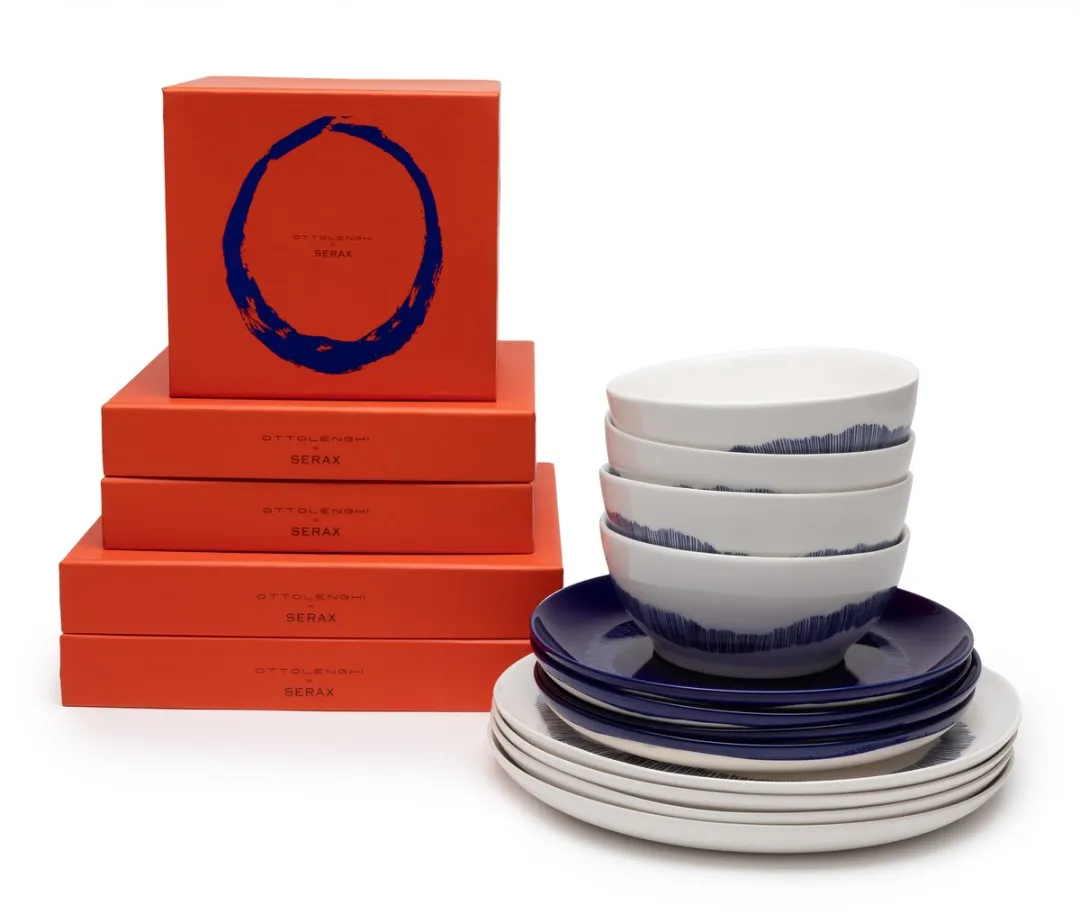 Serax Ottolenghi Feast Serviesset - 12-delig - Wit/Blauw