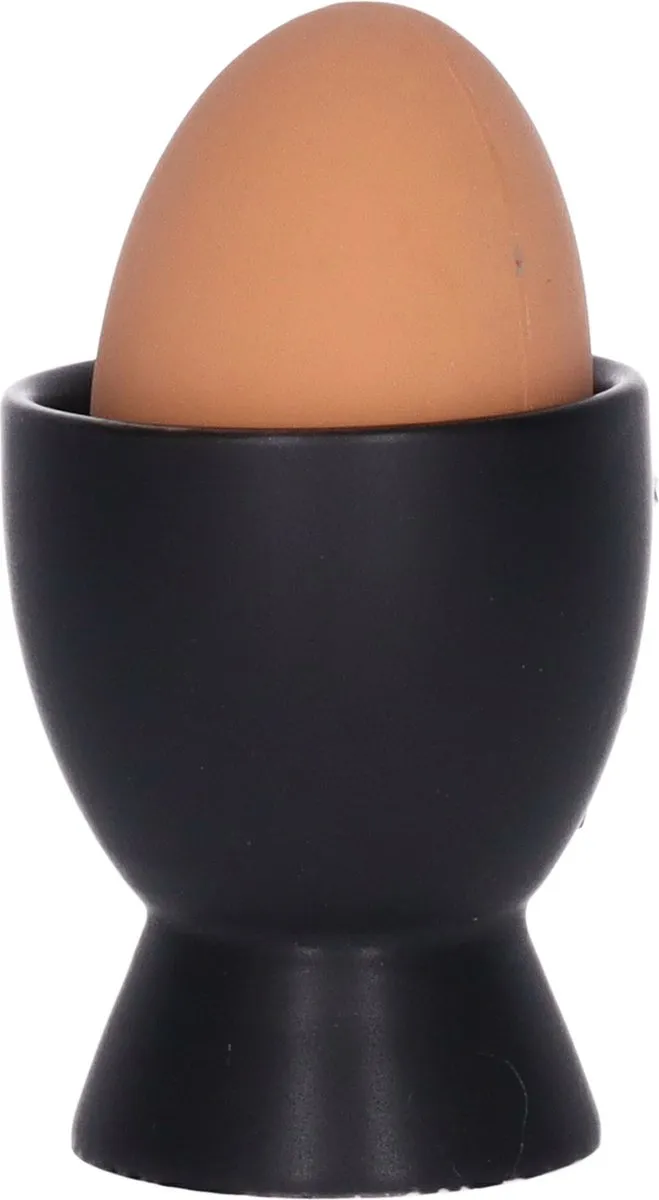 Bellatio Design Eierdopjes Paint it Black 10444543 - 6 Stuks