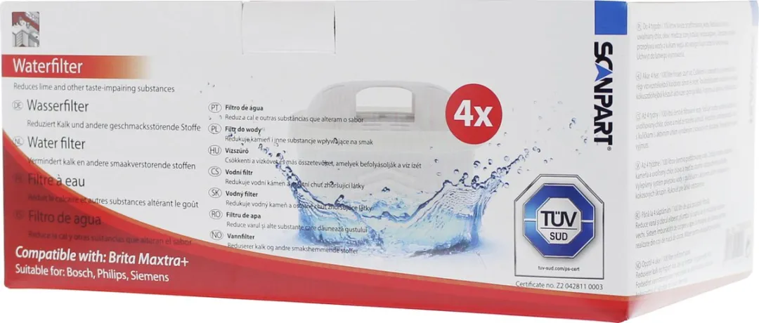 Scanpart Waterfilter - Alternatief Brita Maxtra+ - 4 Stuks - afbeelding 6 van 6