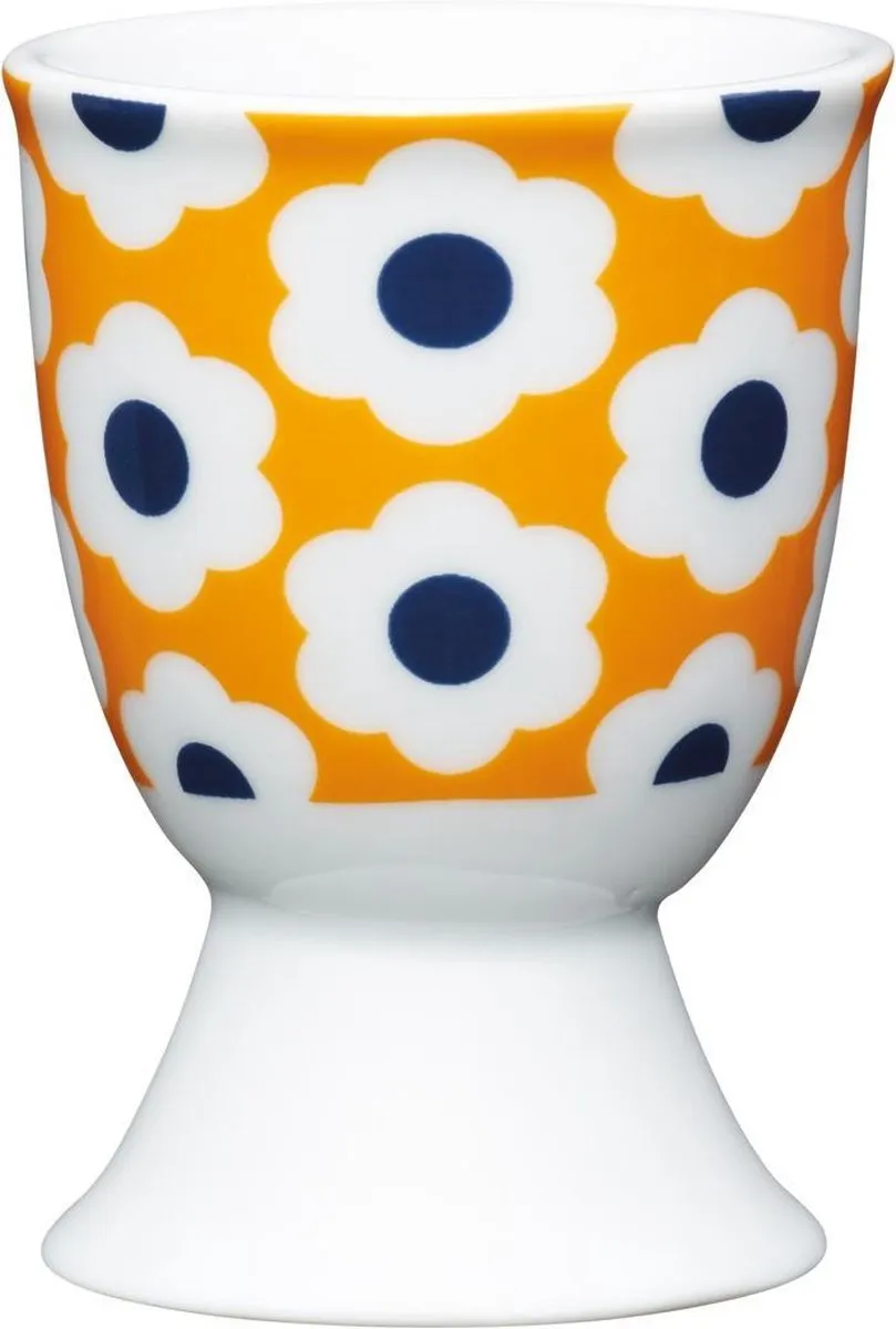 KitchenCraft Eierdopje Retro Bloemen