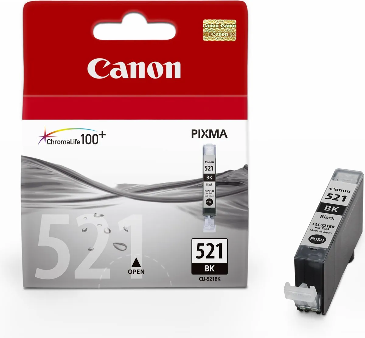 Canon CLI-521 Inktcartridge - Zwart