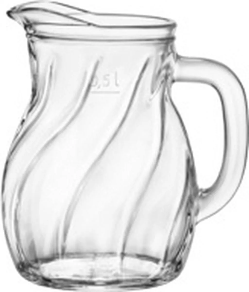 Bormioli Rocco Bistrot Twist Waterkan 500ml - Glas