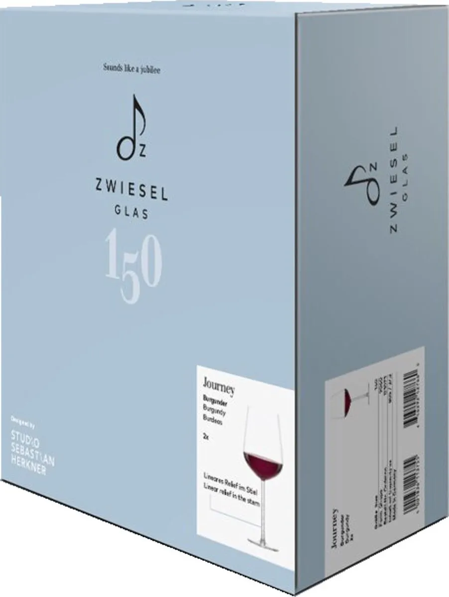 ZWIESEL Journey 805ml Rotweingläserset - 2 Stuks