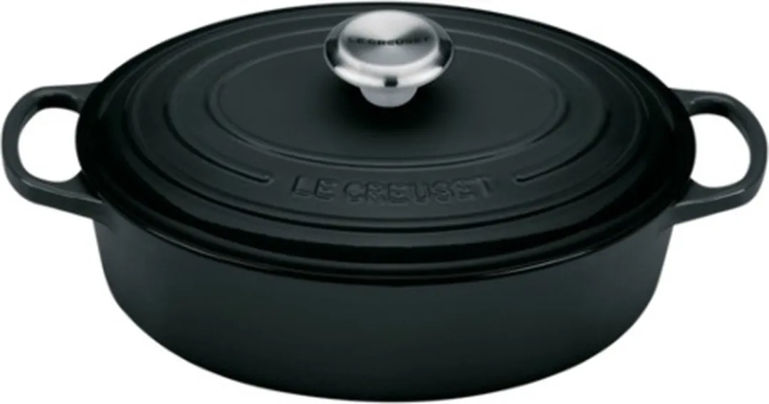 Le Creuset Signature Braadpan 27cm - 3.4L - Mat Zwart - afbeelding 3 van 3