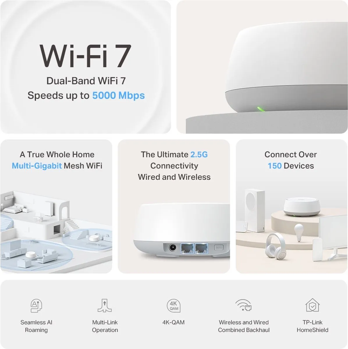 TP-Link Deco BE25 Mesh WiFi 7 - 3 Pack
