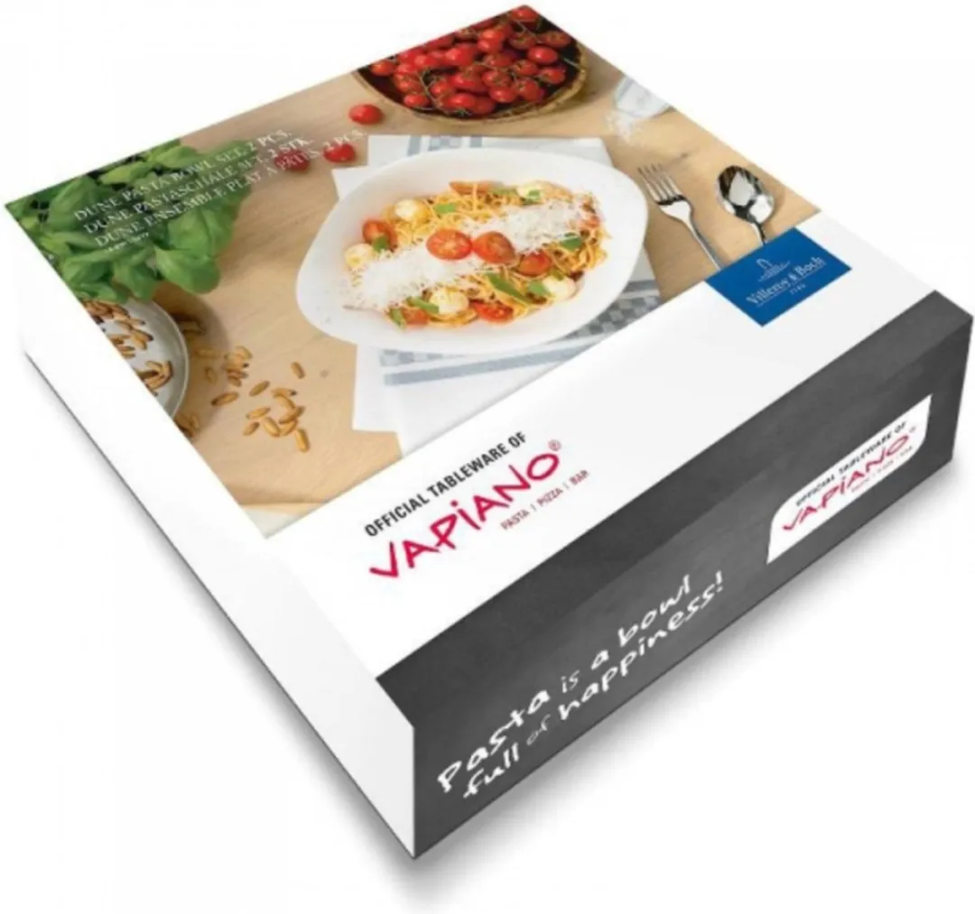 Villeroy & Boch Vapiano Pastaschaal-set 2-delig - Wit
