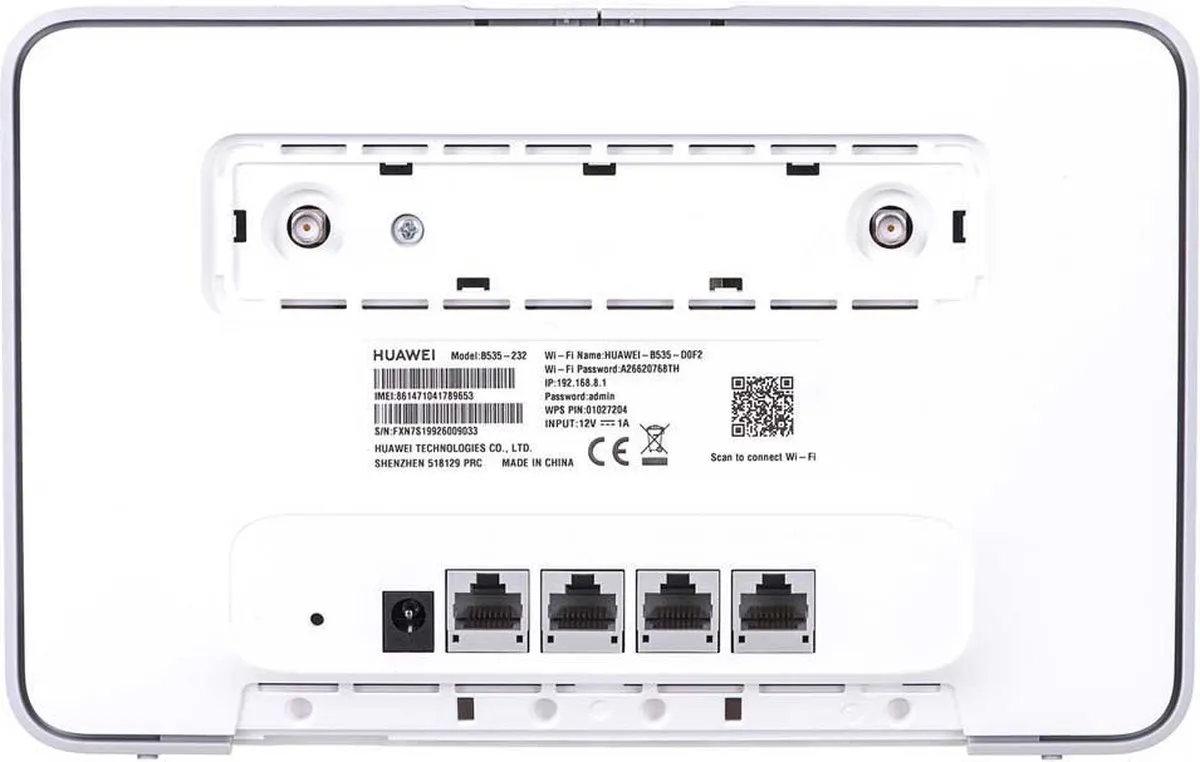 Huawei B535-232 Dual Band LTE Router - 4x LAN, 1x WAN