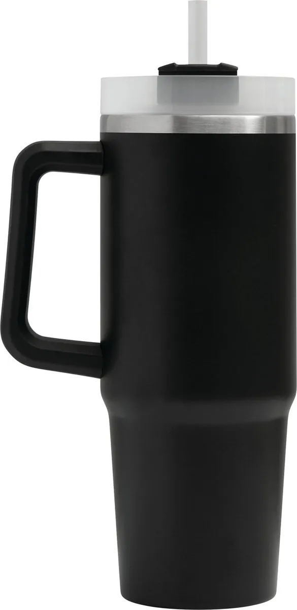 Bellatio Design Deluxe Warmhoudbeker 900ml - Zwart