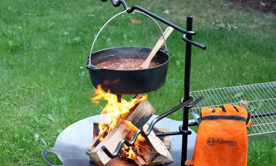 Petromax Fire Anchor Grill Standaard - Zwart - afbeelding 2 van 6