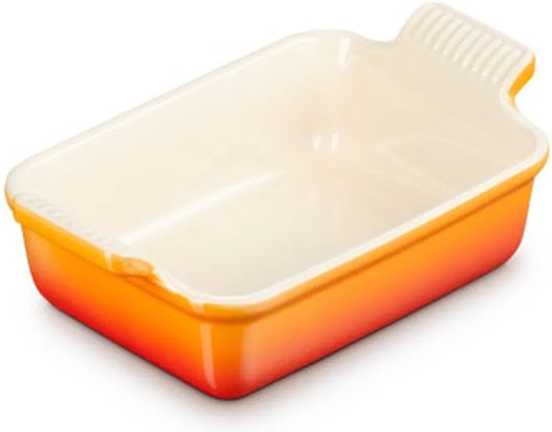 Le Creuset Heritage Ovenschaal Oranjerood 1.1L